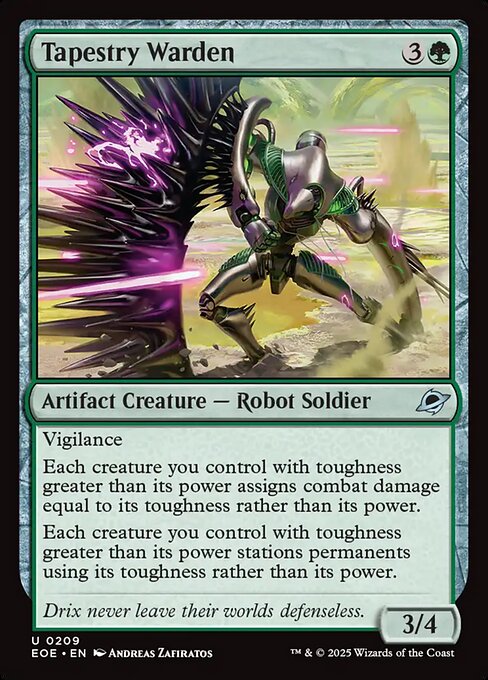 Tapestry Warden - Edge of Eternities Magic card