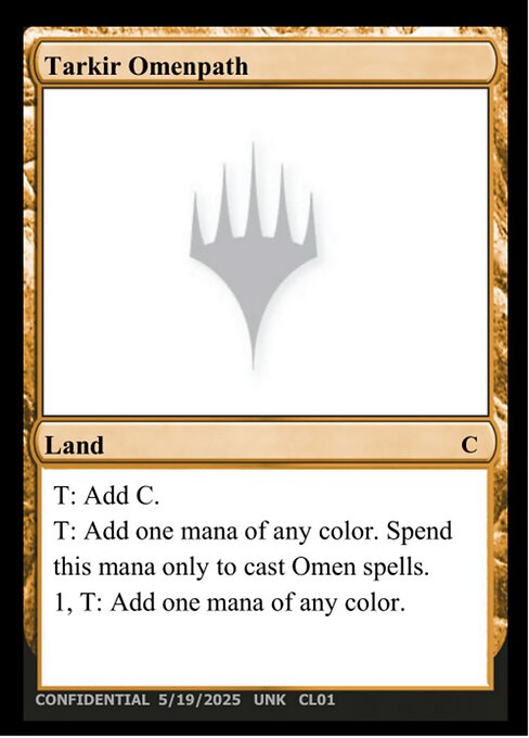 Tarkir Omenpath - Unknown Event Magic card