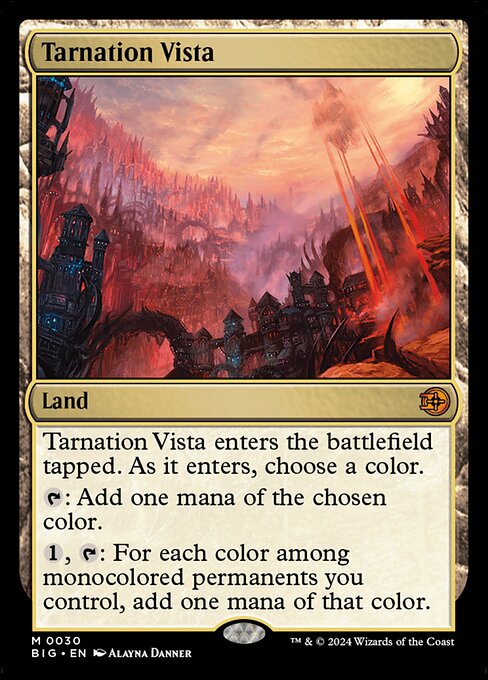 Tarnation Vista - The Big Score Magic card