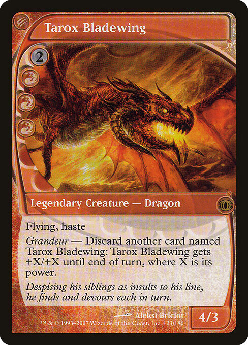Tarox Bladewing - Future Sight Magic card