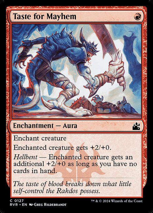 Taste for Mayhem - Ravnica Remastered Magic card