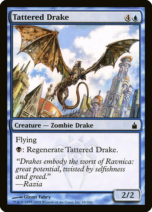 Tattered Drake - Ravnica: City of Guilds Magic card