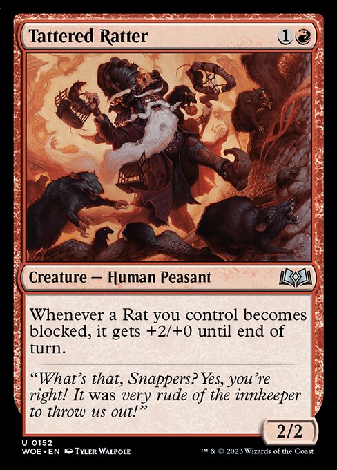 Tattered Ratter - Wilds of Eldraine Magic card