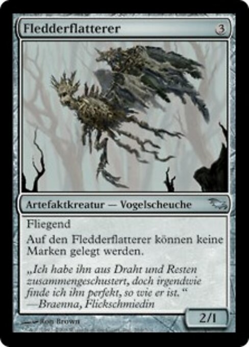 Летучий Оборвашка (Tatterkite) - Shadowmoor (#264) - Illustrated by Ron Brown - Magic: The Gathering Card