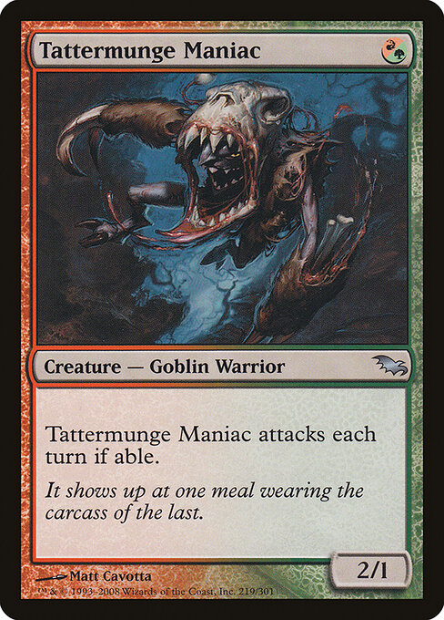 Tattermunge Maniac - Shadowmoor Magic card