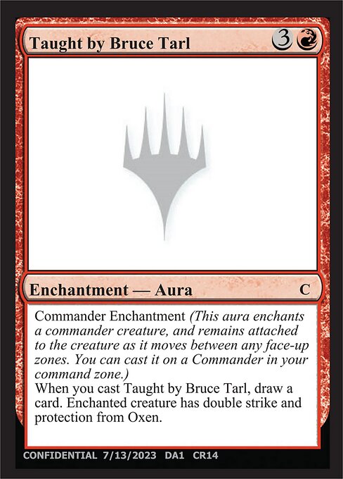 Taught by Bruce Tarl - Unknown Event Magic card