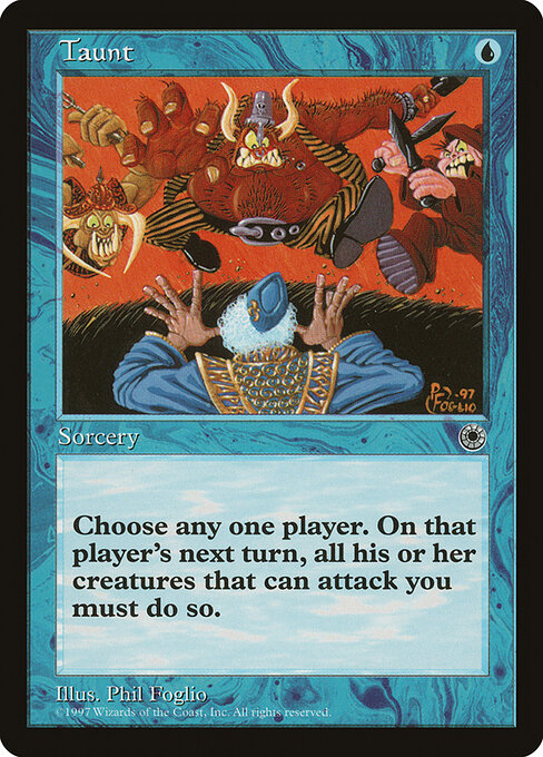 Taunt - Portal Magic card