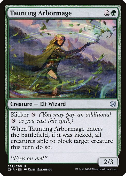Taunting Arbormage - Zendikar Rising Magic card