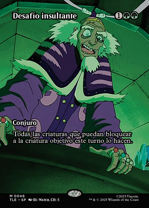 Sfida Provocatoria (Taunting Challenge) - Avatar: The Last Airbender Eternal (#46) - Illustrated by Viacom - Magic: The Gathering Card