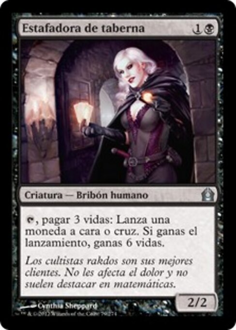 Filouteuse de taverne (Tavern Swindler) - Streets of New Capenna (#96) - Illustrated by Pauline Voss - Magic: The Gathering Card