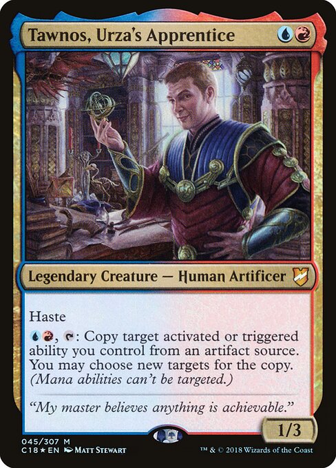 Tawnos, Urza's Apprentice - Commander 2018 Magic card