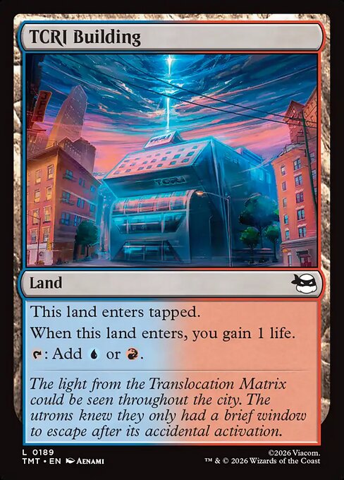 TCRI Building - Teenage Mutant Ninja Turtles Magic card