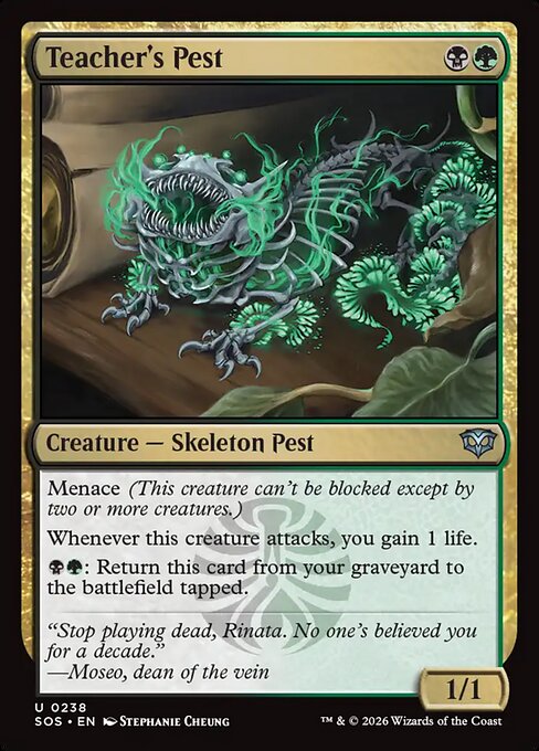 Teacher's Pest - Secrets of Strixhaven Magic card