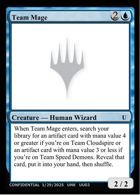 Team Mage - Unknown Event Magic card
