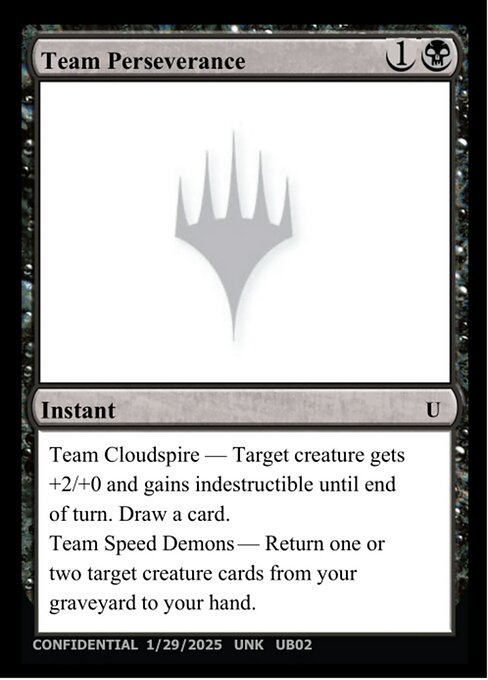 Team Perseverance - Unknown Event Magic card