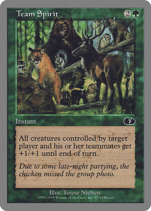 Team Spirit - Unglued Magic card