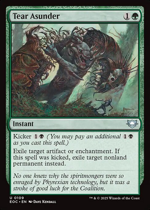 Tear Asunder - Edge of Eternities Commander Magic card