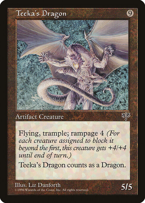 Teeka's Dragon - Mirage Magic card