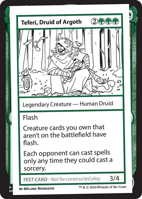 Teferi, Druid of Argoth - Mystery Booster 2 Magic card