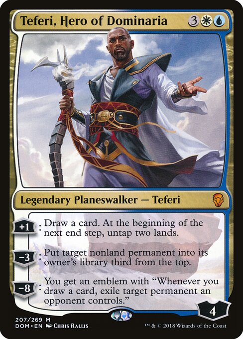 Teferi, Hero of Dominaria - Dominaria (#207) - Illustrated by Chris Rallis - Magic: The Gathering Card