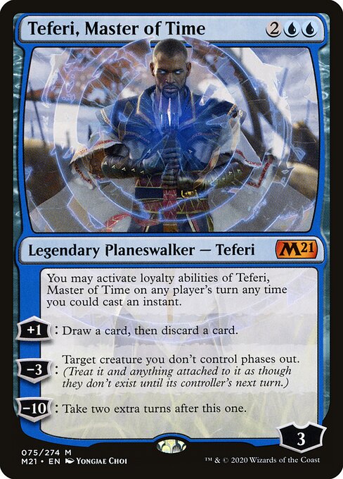 Teferi, Master of Time - Core Set 2021 Magic card