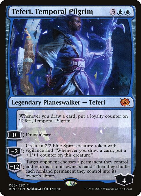 Teferi, Temporal Pilgrim - The Brothers' War Magic card