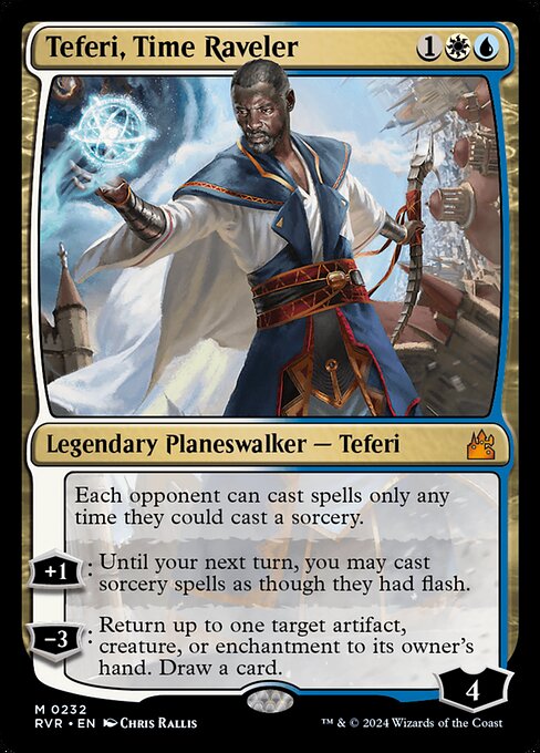 Teferi, Time Raveler - Ravnica Remastered Magic card
