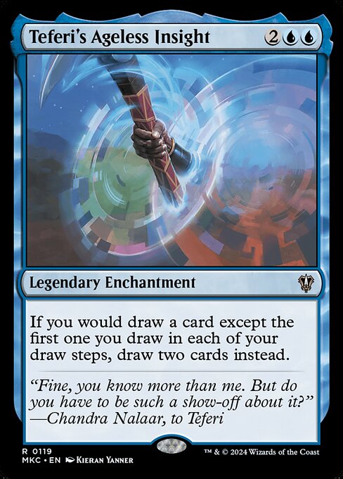 Teferi's Ageless Insight - Murders at Karlov Manor Commander Magic card