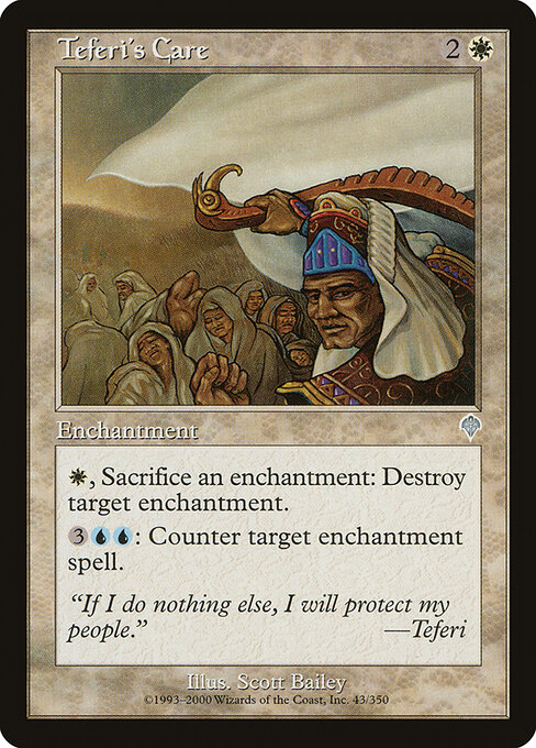 Teferi's Care - Invasion Magic card