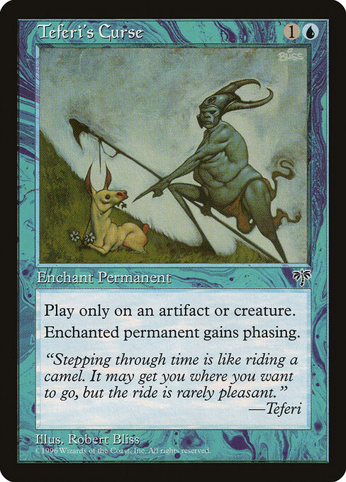 Teferi's Curse - Mirage Magic card