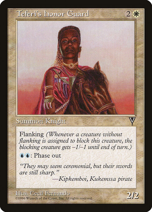 Teferi's Honor Guard - Visions Magic card