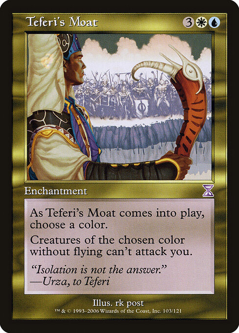 Teferi's Moat - Time Spiral Timeshifted Magic card