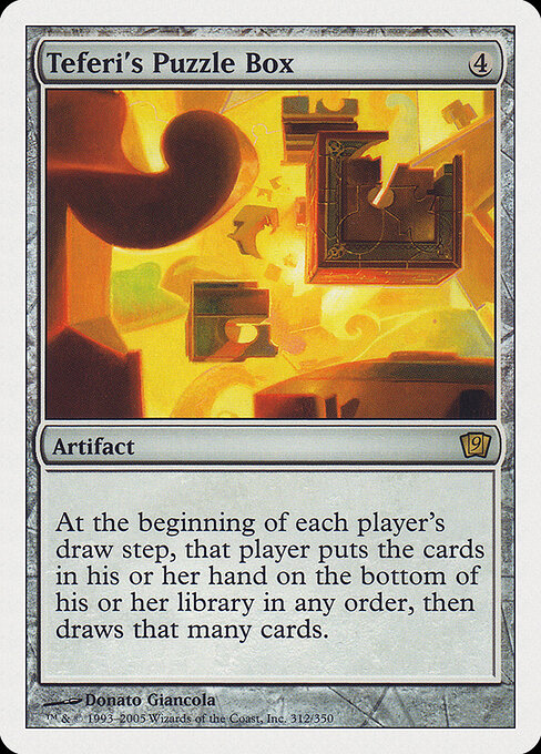 Teferi's Puzzle Box - Ninth Edition Magic card