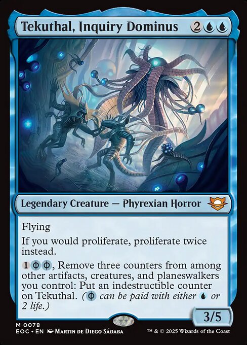 Tekuthal, Inquiry Dominus - Edge of Eternities Commander Magic card