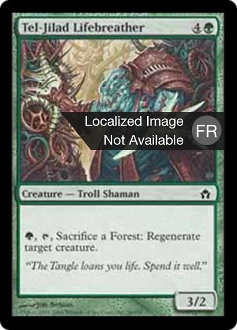Souffleur de vie de Tel-Jilad (Tel-Jilad Lifebreather) - Fifth Dawn (#96) - Illustrated by Jim Nelson - Magic: The Gathering Card