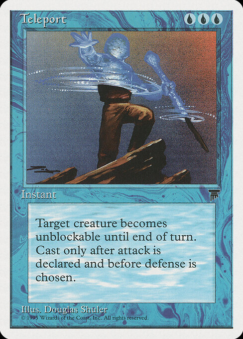 Teleport - Chronicles (#26) - Illustrated by Douglas Shuler - Magic: The Gathering Card