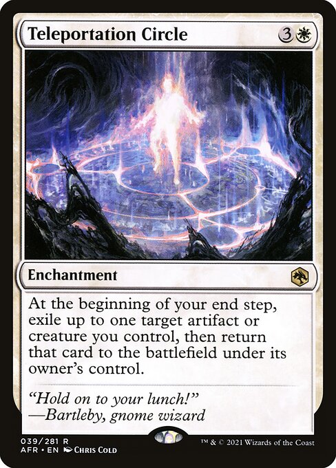 Teleportation Circle - Adventures in the Forgotten Realms Magic card