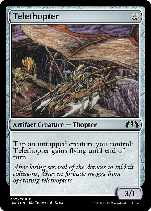 Telethopter - Tempest Remastered Magic card