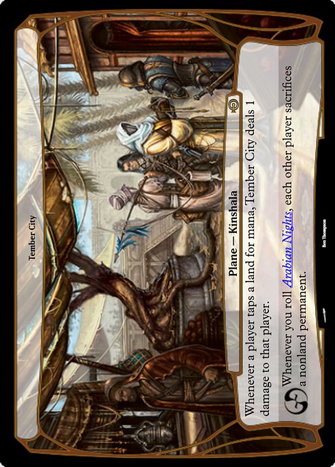 Tember City - Planechase Anthology Planes (#79) - Illustrated by Ben Thompson - Magic: The Gathering Card