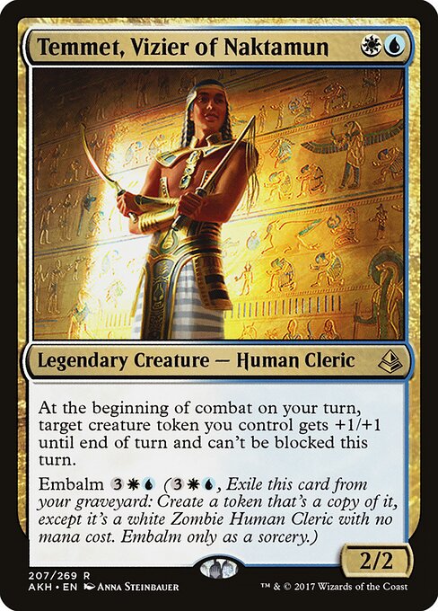 Temmet, Vizier of Naktamun - Amonkhet Magic card