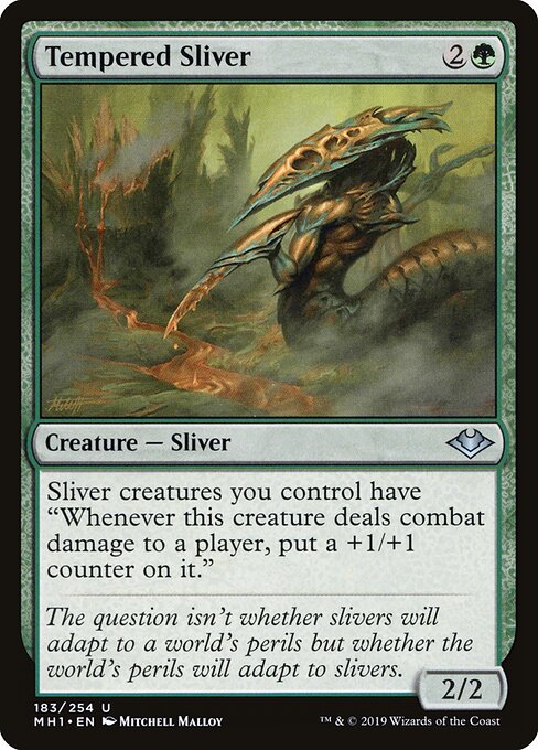 Tempered Sliver - Modern Horizons Magic card