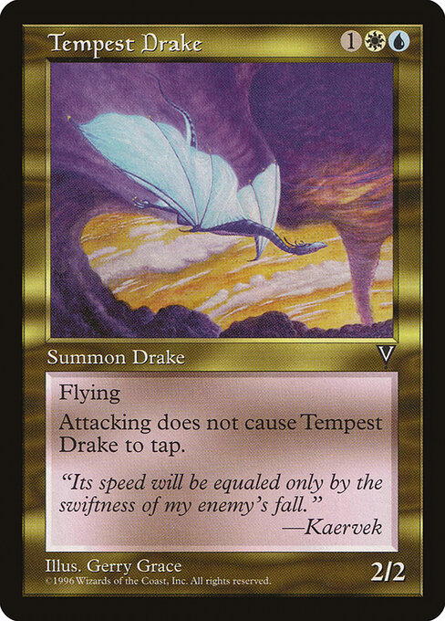 Tempest Drake - Visions Magic card