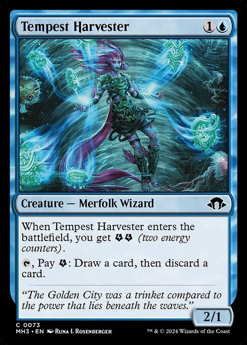 Tempest Harvester - Modern Horizons 3 Magic card