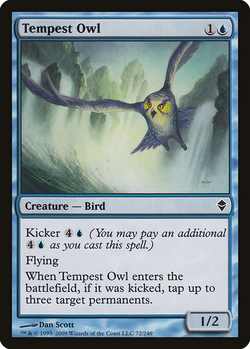 Tempest Owl - Zendikar Magic card