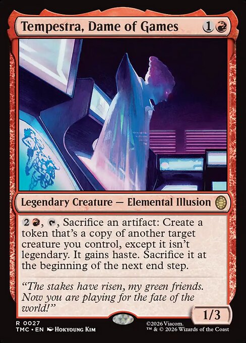 Tempestra, Dame of Games - Teenage Mutant Ninja Turtles Eternal Magic card