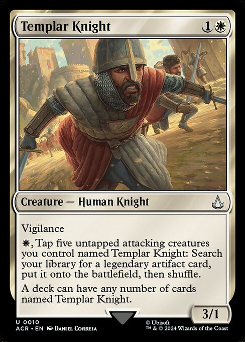 Templar Knight - Assassin's Creed Magic card