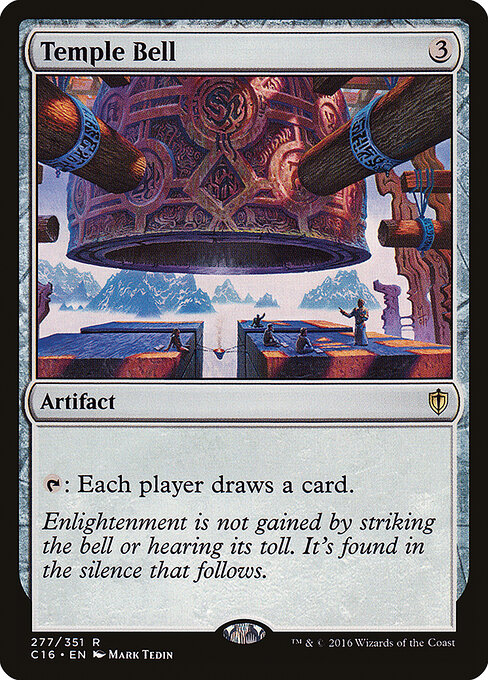 Temple Bell - Commander 2016 (#277) - Illustrated by Mark Tedin - Magic: The Gathering Card