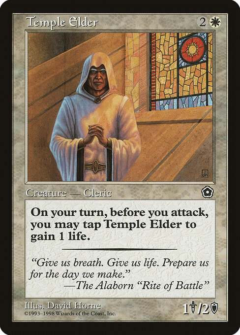 Temple Elder - Portal Second Age Magic card