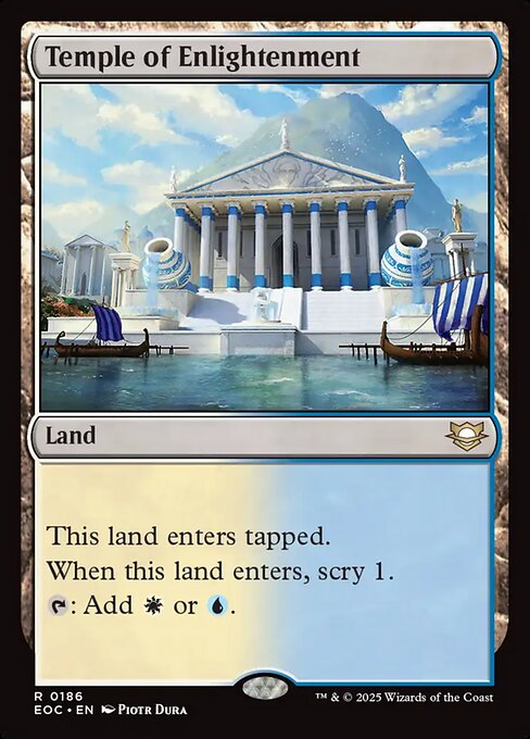 Temple of Enlightenment - Edge of Eternities Commander Magic card
