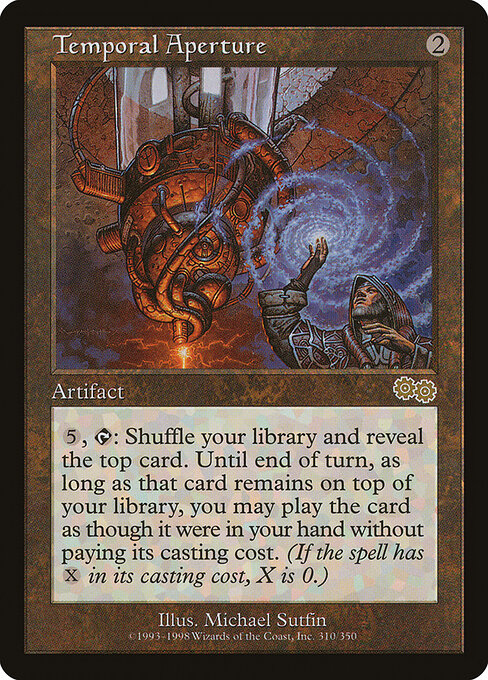 Temporal Aperture - Urza's Saga Magic card